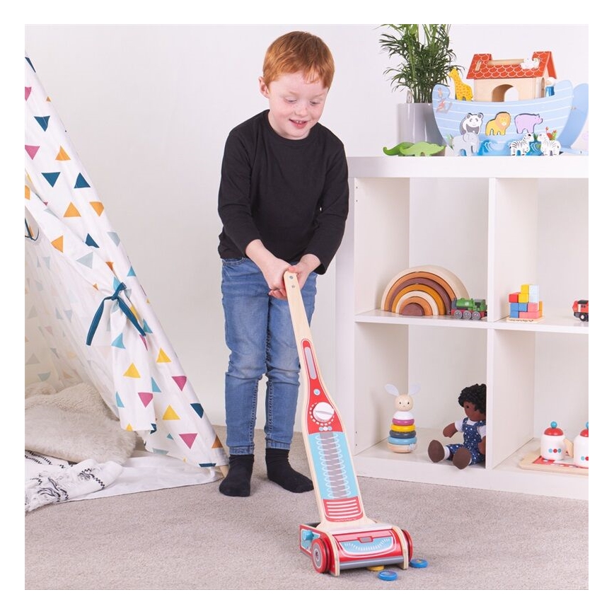 Bigjigs Toys - Lazdos formos dulkių siurblys