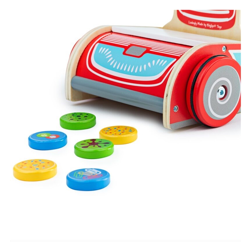 Bigjigs Toys - Lazdos formos dulkių siurblys