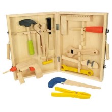 Bigjigs Toys - Medinis dėklas su įrankiais