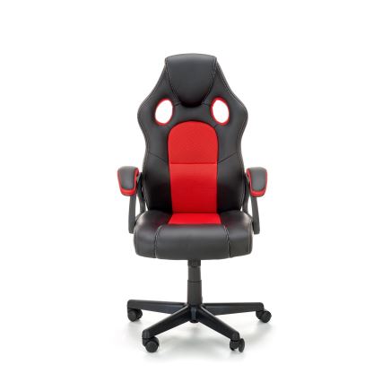 Biuro kėdė KENU juoda/raudona