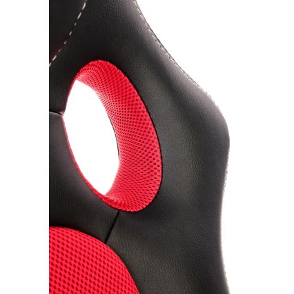 Biuro kėdė KENU juoda/raudona