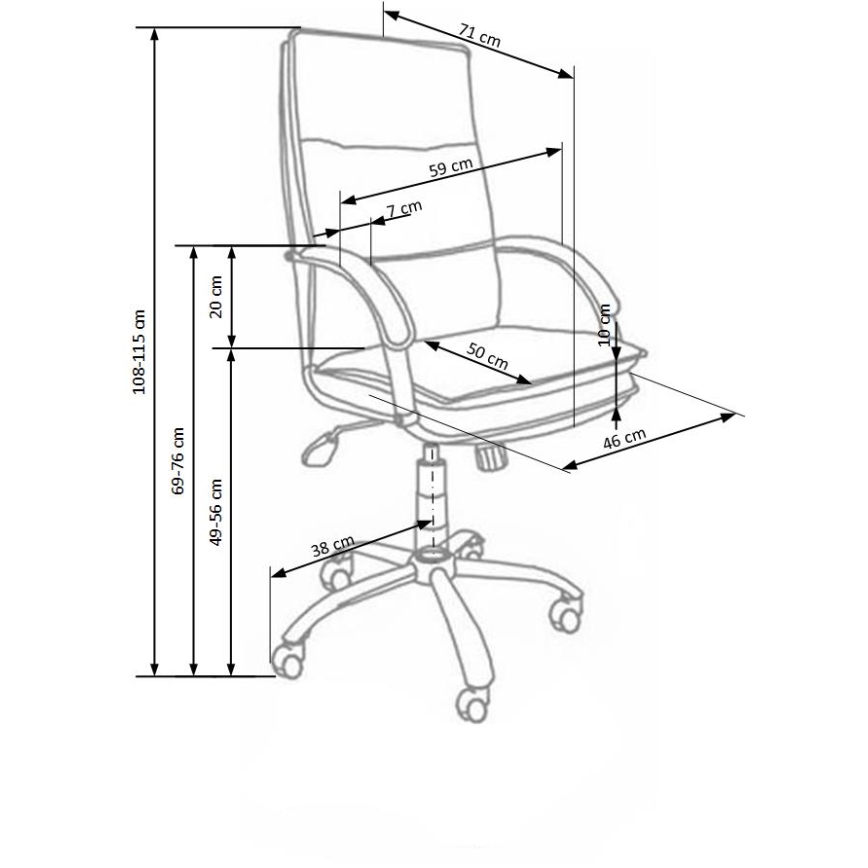 Biuro kėdė LOMI juoda