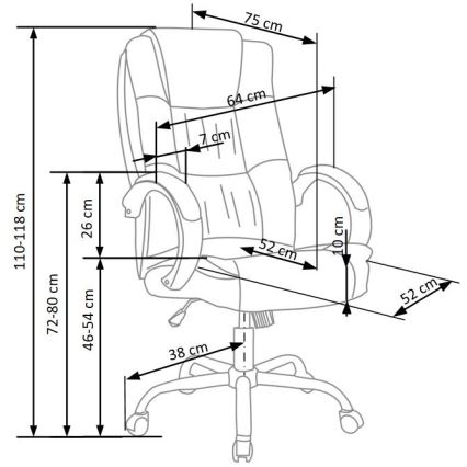 Biuro kėdė SELO juoda
