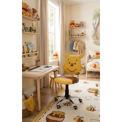 Biuro kėdė TEDDY, ruda/geltona