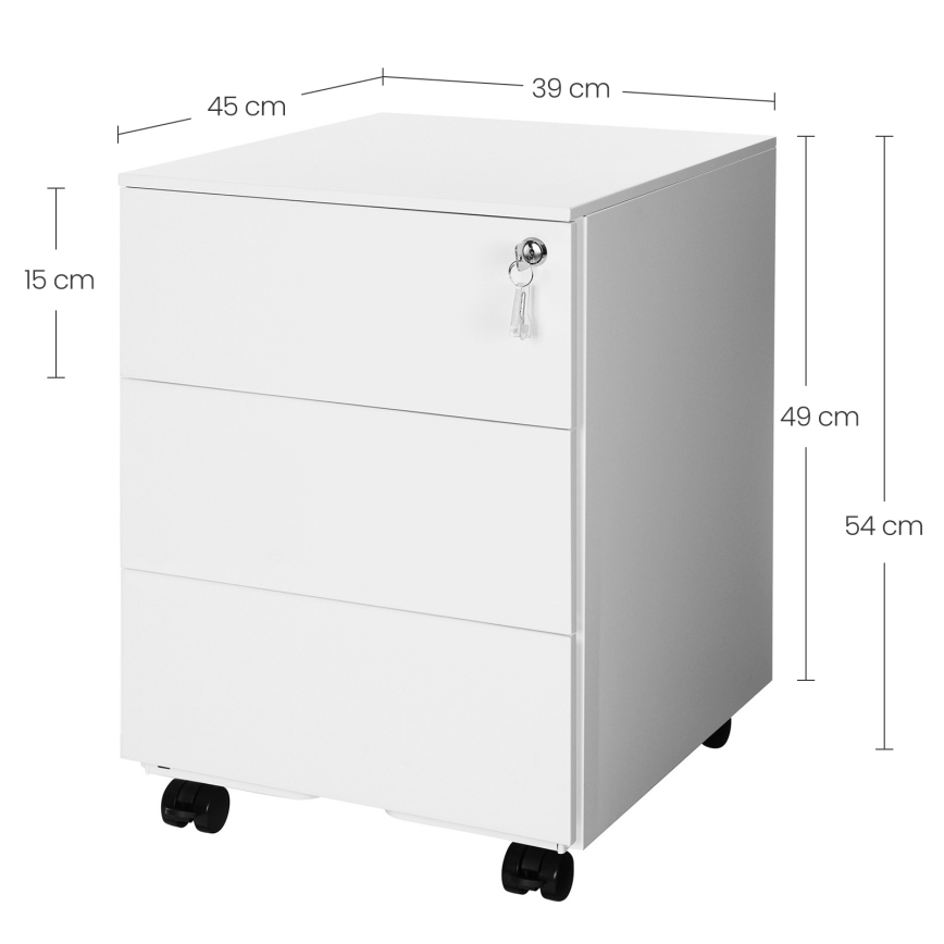 Biuro konteineris SECURIO baltas