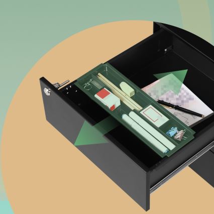 Biuro konteineris SECURIO juodas