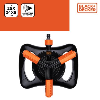 BLACK+DECKER - Apvalus trijų svirčių drėkintuvas