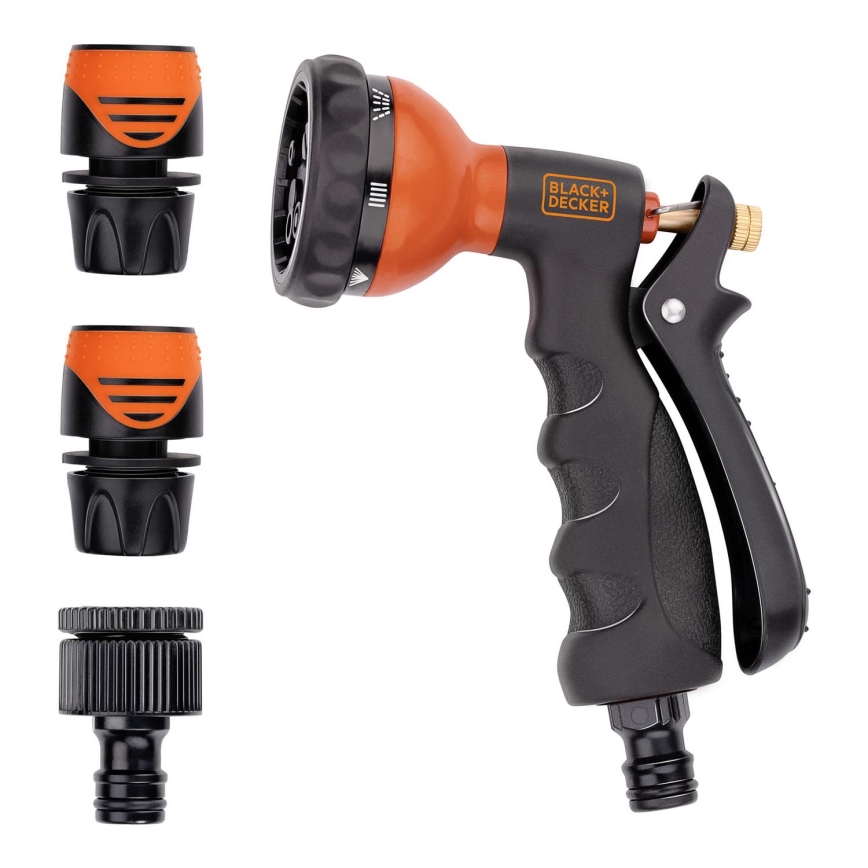 BLACK+DECKER - Drėkinimo pistoletas Su 3 jungtys