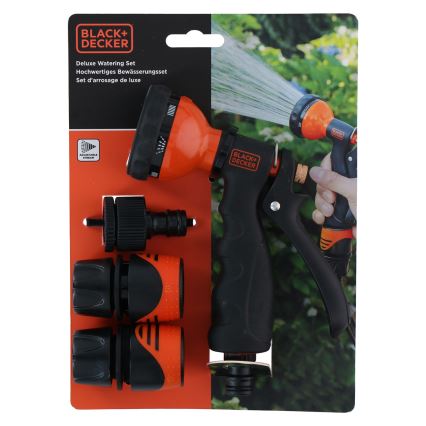 BLACK+DECKER - Drėkinimo pistoletas Su 3 jungtys