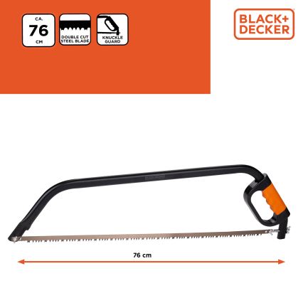 BLACK+DECKER - Rėmo pjūklas 76 cm