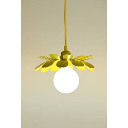 Bohemia-Design - Pakabinamas šviestuvas ant laido 1xE27/60W/230V geltona