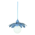 Bohemia-Design - Pakabinamas šviestuvas ant laido 1xE27/60W/230V mėlynas