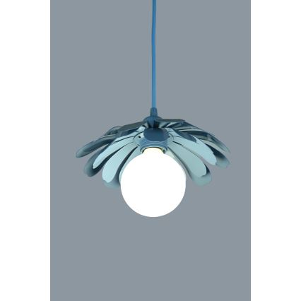 Bohemia-Design - Pakabinamas šviestuvas ant laido 1xE27/60W/230V mėlynas