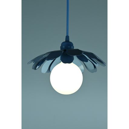 Bohemia-Design - Pakabinamas šviestuvas ant laido 1xE27/60W/230V mėlynas