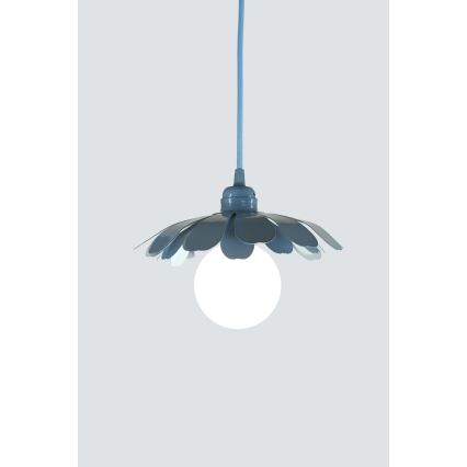 Bohemia-Design - Pakabinamas šviestuvas ant laido 1xE27/60W/230V mėlynas