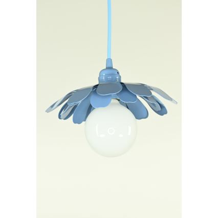 Bohemia-Design - Pakabinamas šviestuvas ant laido 1xE27/60W/230V mėlynas