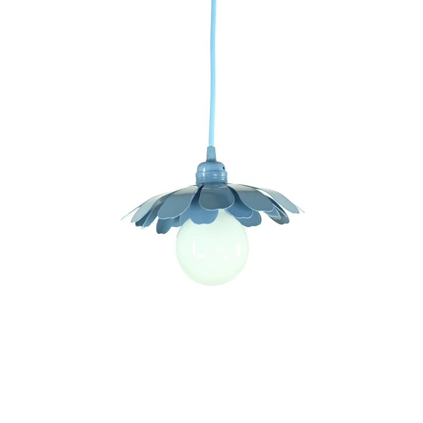 Bohemia-Design - Pakabinamas šviestuvas ant laido 1xE27/60W/230V mėlynas