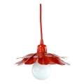 Bohemia-Design - Pakabinamas šviestuvas ant laido 1xE27/60W/230V raudonas