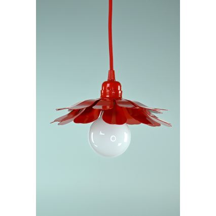 Bohemia-Design - Pakabinamas šviestuvas ant laido 1xE27/60W/230V raudonas