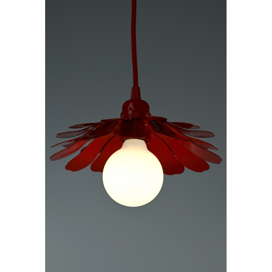 Bohemia-Design - Pakabinamas šviestuvas ant laido 1xE27/60W/230V raudonas