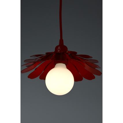 Bohemia-Design - Pakabinamas šviestuvas ant laido 1xE27/60W/230V raudonas