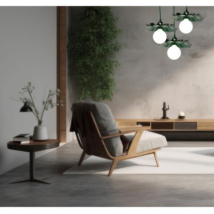 Bohemia-Design - Pakabinamas šviestuvas ant laido 1xE27/60W/230V žalias