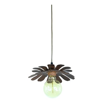 Bohemia-Design - Pakabinamas šviestuvas su laidu 1xE27/60W/230V bronzinis