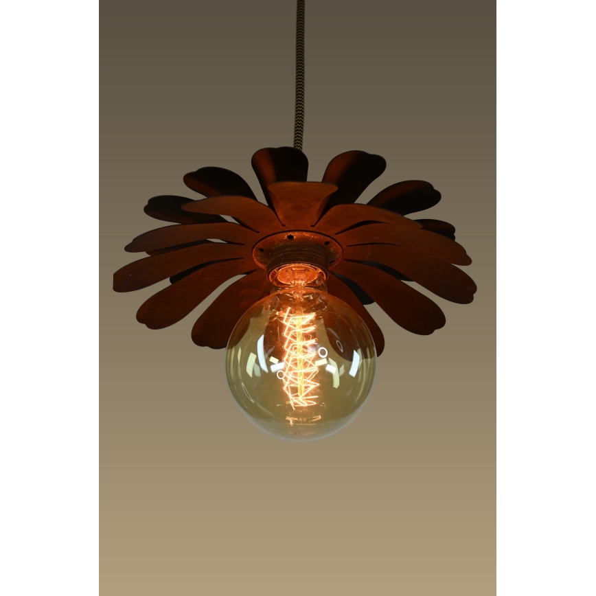 Bohemia-Design - Pakabinamas šviestuvas su laidu 1xE27/60W/230V bronzinis