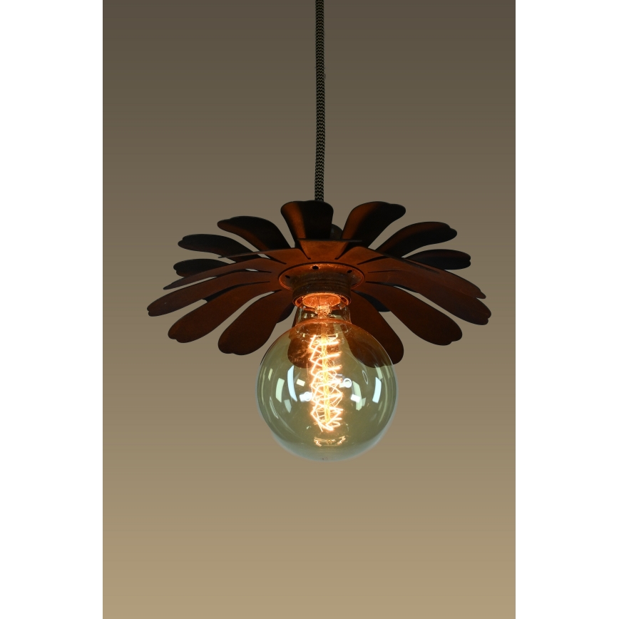 Bohemia-Design - Pakabinamas šviestuvas su laidu 1xE27/60W/230V bronzinis