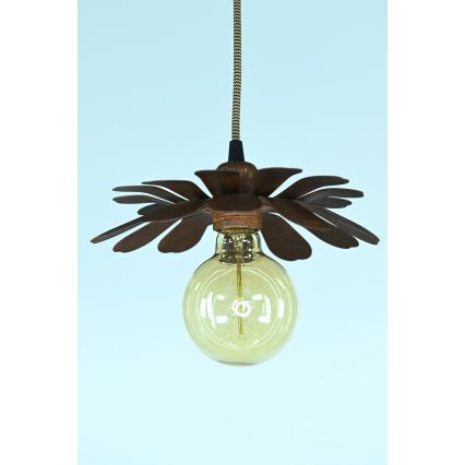 Bohemia-Design - Pakabinamas šviestuvas su laidu 1xE27/60W/230V bronzinis