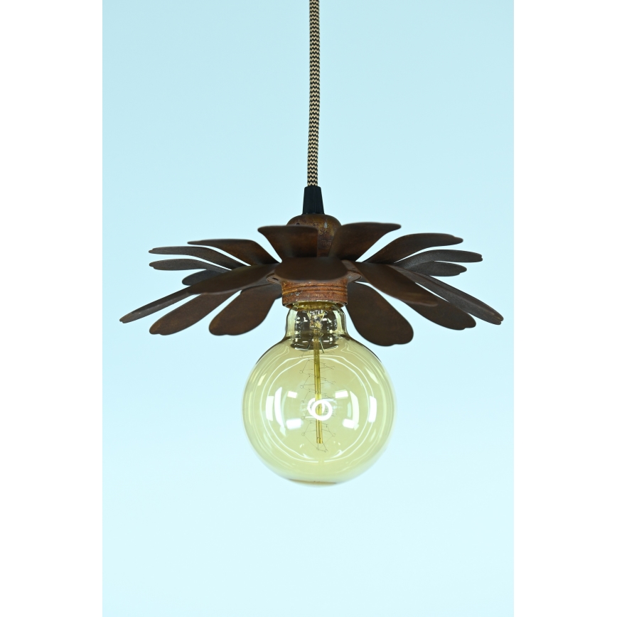 Bohemia-Design - Pakabinamas šviestuvas su laidu 1xE27/60W/230V bronzinis