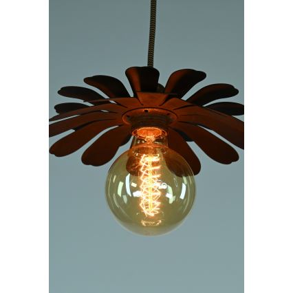 Bohemia-Design - Pakabinamas šviestuvas su laidu 1xE27/60W/230V bronzinis