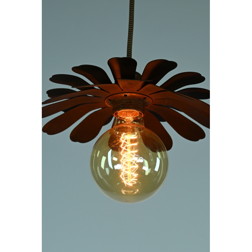 Bohemia-Design - Pakabinamas šviestuvas su laidu 1xE27/60W/230V bronzinis