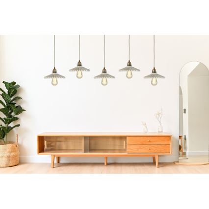 Bohemia-Design - Porcelianinė liustra ant laido 1xE27/60W/230V