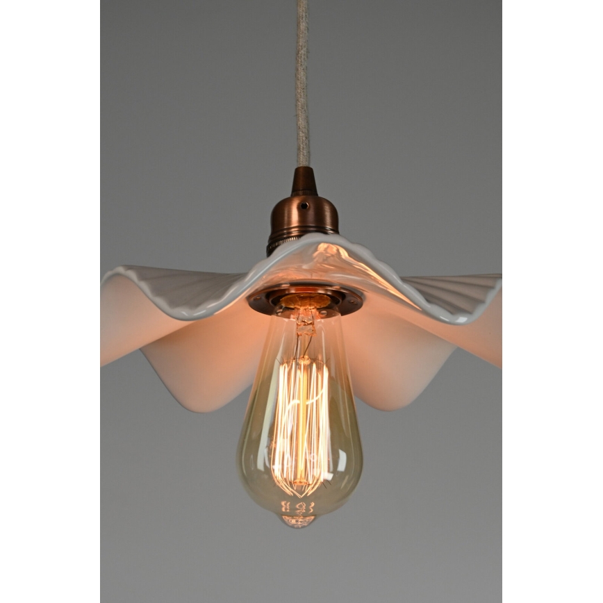 Bohemia-Design - Porcelianinis pakabinamas šviestuvas ant laido 1xE27/60W/230V