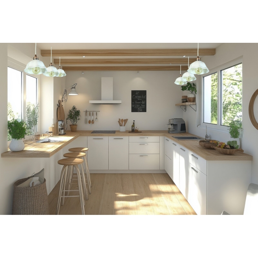 Bohemia-Design - Porcelianinis pakabinamas šviestuvas ant laido 1xE27/60W/230V