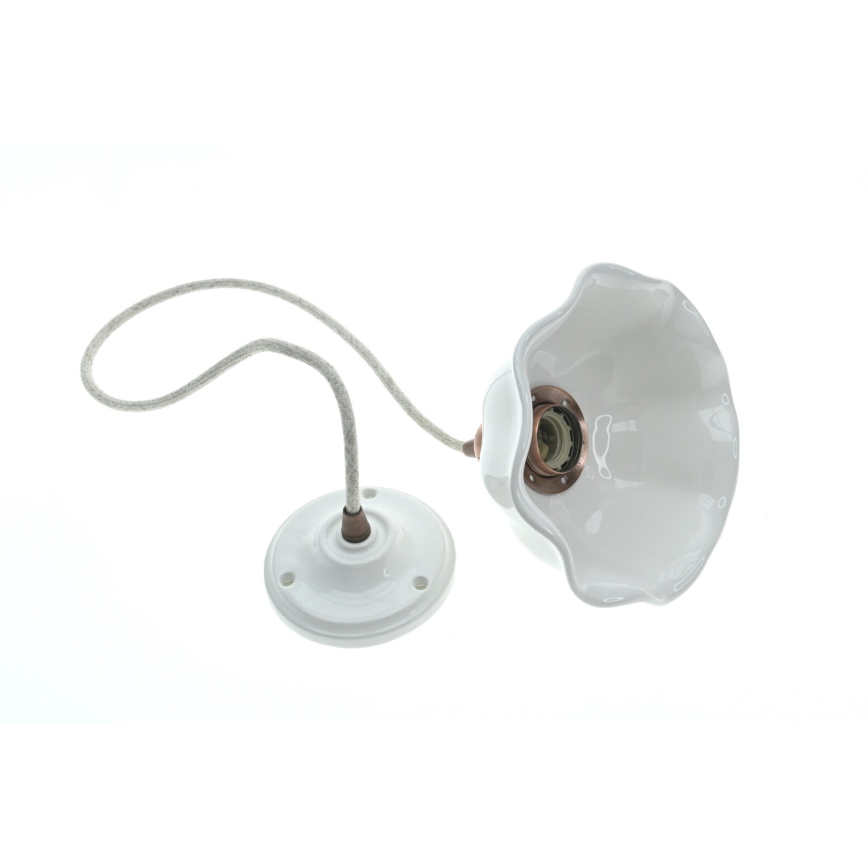 Bohemia-Design - Porcelianinis pakabinamas šviestuvas ant laido 1xE27/60W/230V