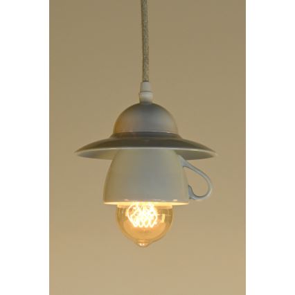 Bohemia-Design - Porcelianinis pakabinamas šviestuvas ant laido 1xE27/60W/230V