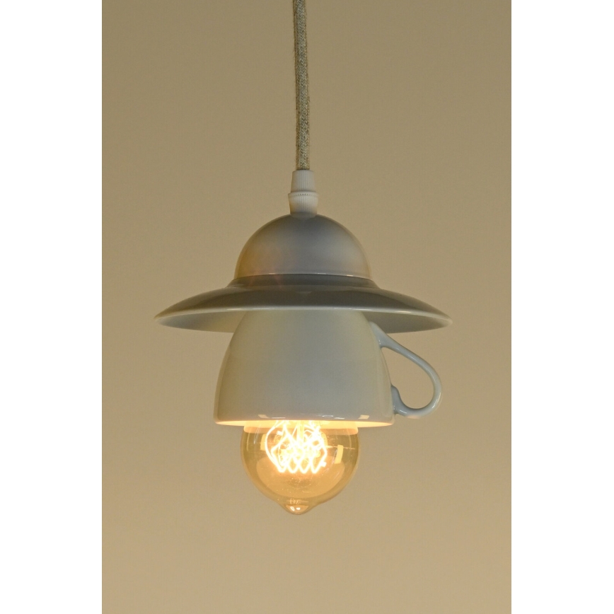 Bohemia-Design - Porcelianinis pakabinamas šviestuvas ant laido 1xE27/60W/230V