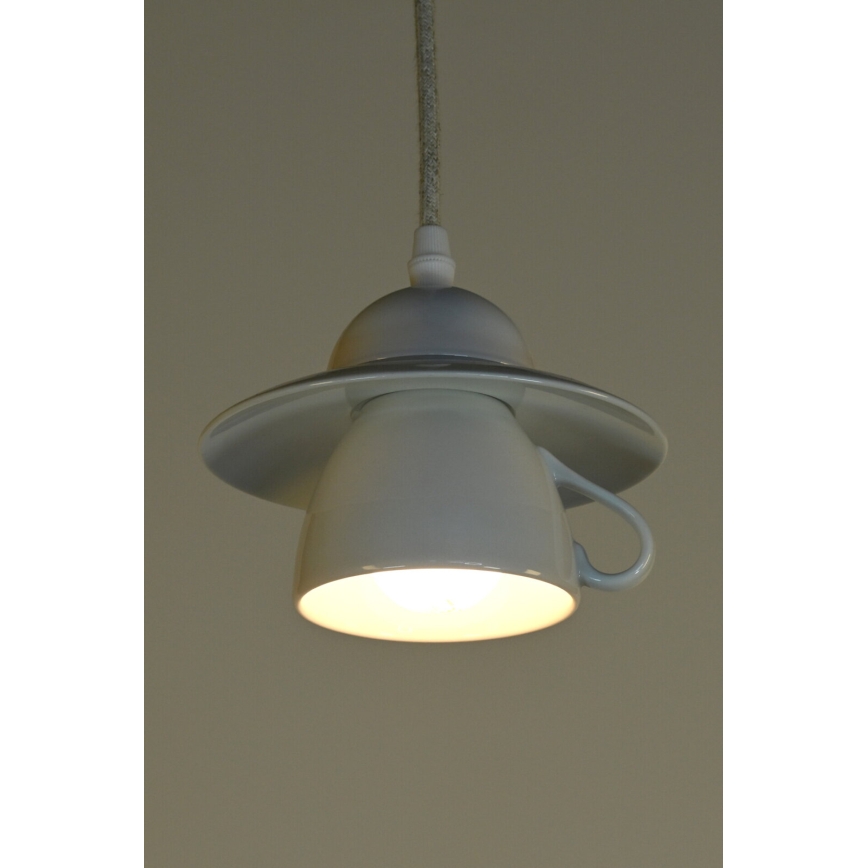 Bohemia-Design - Porcelianinis pakabinamas šviestuvas ant laido 1xE27/60W/230V
