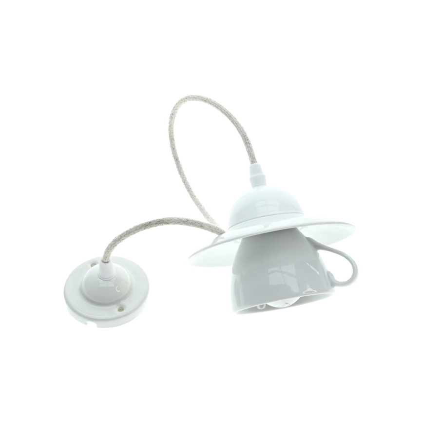 Bohemia-Design - Porcelianinis pakabinamas šviestuvas ant laido 1xE27/60W/230V