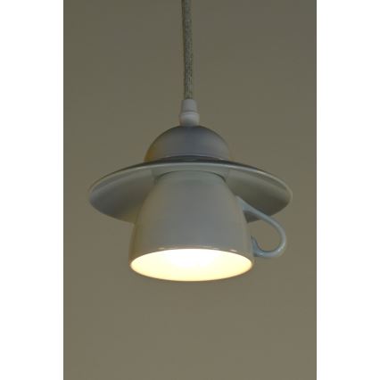Bohemia-Design - Porcelianinis pakabinamas šviestuvas su laidu 1xE27/60W/230V