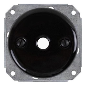 Bohemia-Design - Retro keraminė kabelio įvorė juoda