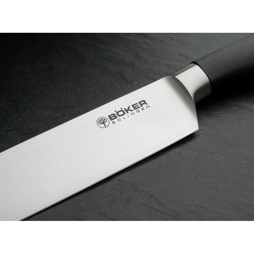 Böker - CORE PROFESSIONAL šefo peilis, 21 cm, juodas