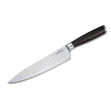 Böker - Damaško plieno šefinis peilis DAMAST 19,8 cm ąžuolas