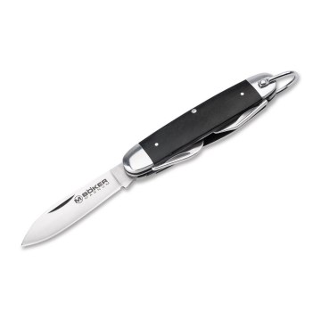 Böker - Daugiafunkcis kišeninis peilis Magnum Klasikinis Pocket Steel 16 cm/4 funkcijos raudonmedžio