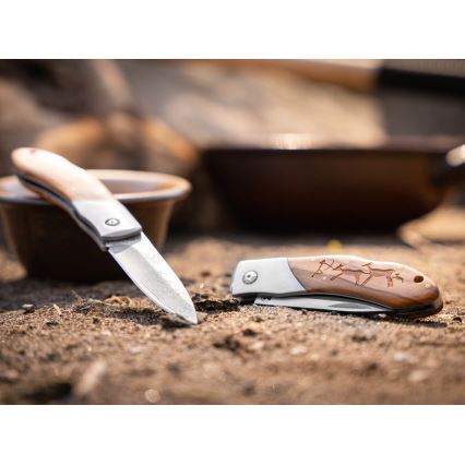 Böker - Kišeninis damasko plieno peilis Magnum Caveman 19,4 cm