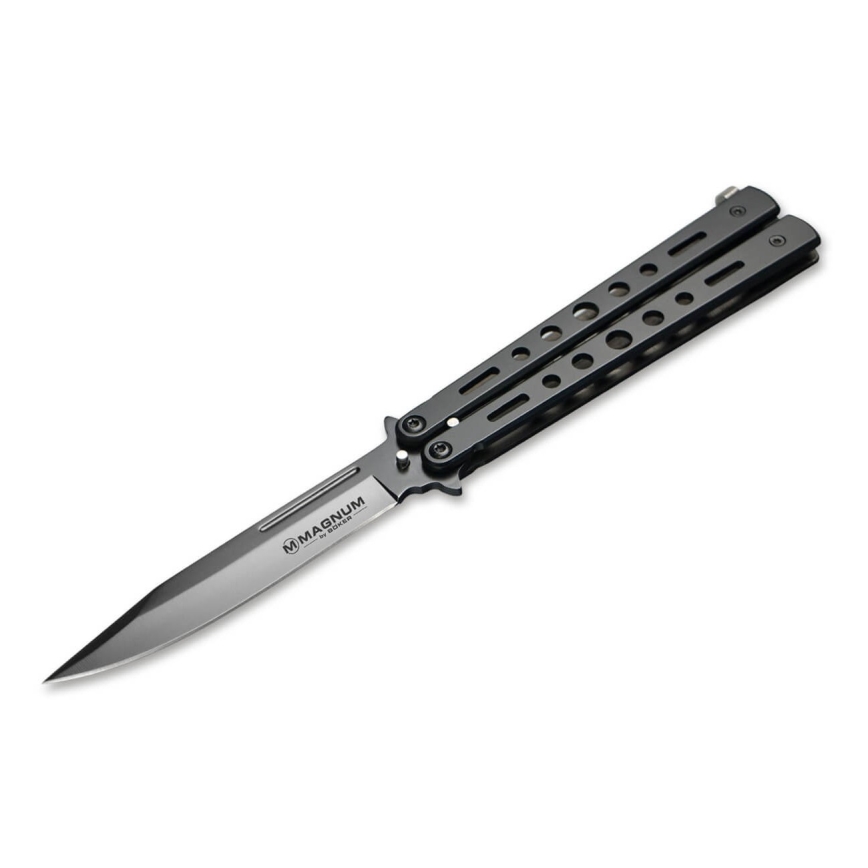 Böker - Kišeninis peilis Magnum Balisong All Black 22,9 cm