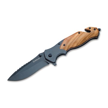 Böker - Kišeninis peilis Magnum Blomkvist Olive 20,5 cm alyvuogių mediena