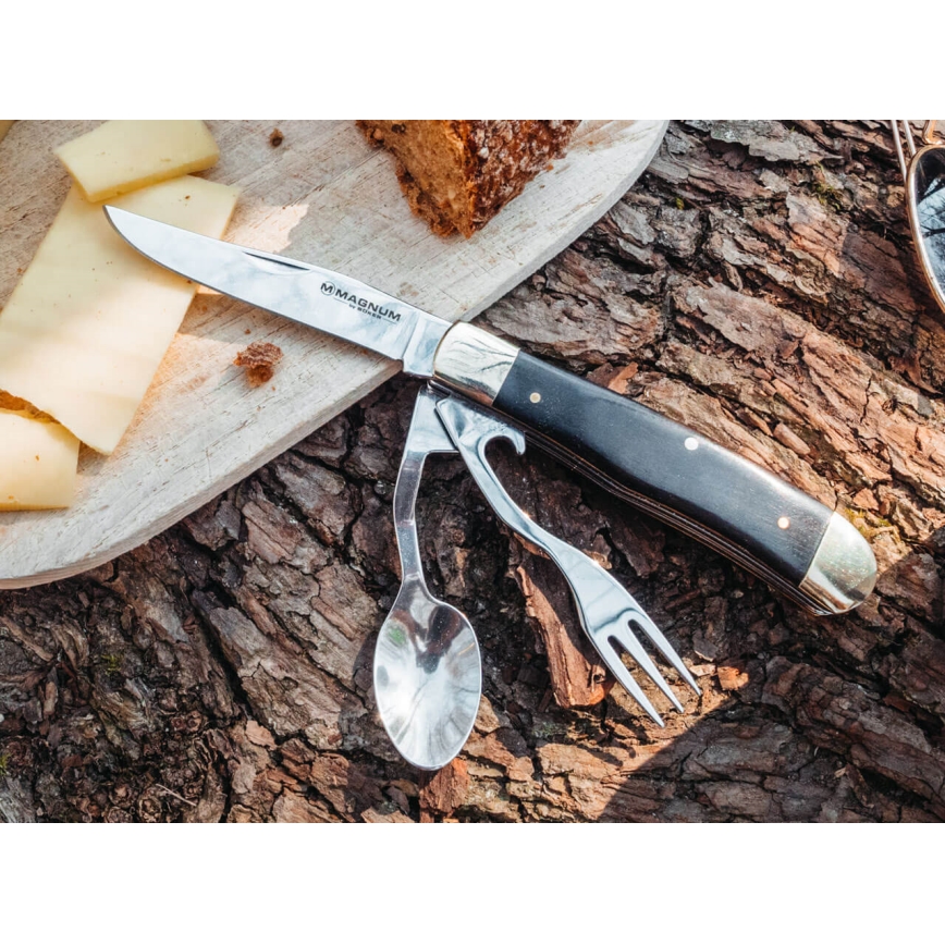 Böker - Kišeninis peilis su stalo įrankiais Magnum Bon Appetite 18,7 cm pakka